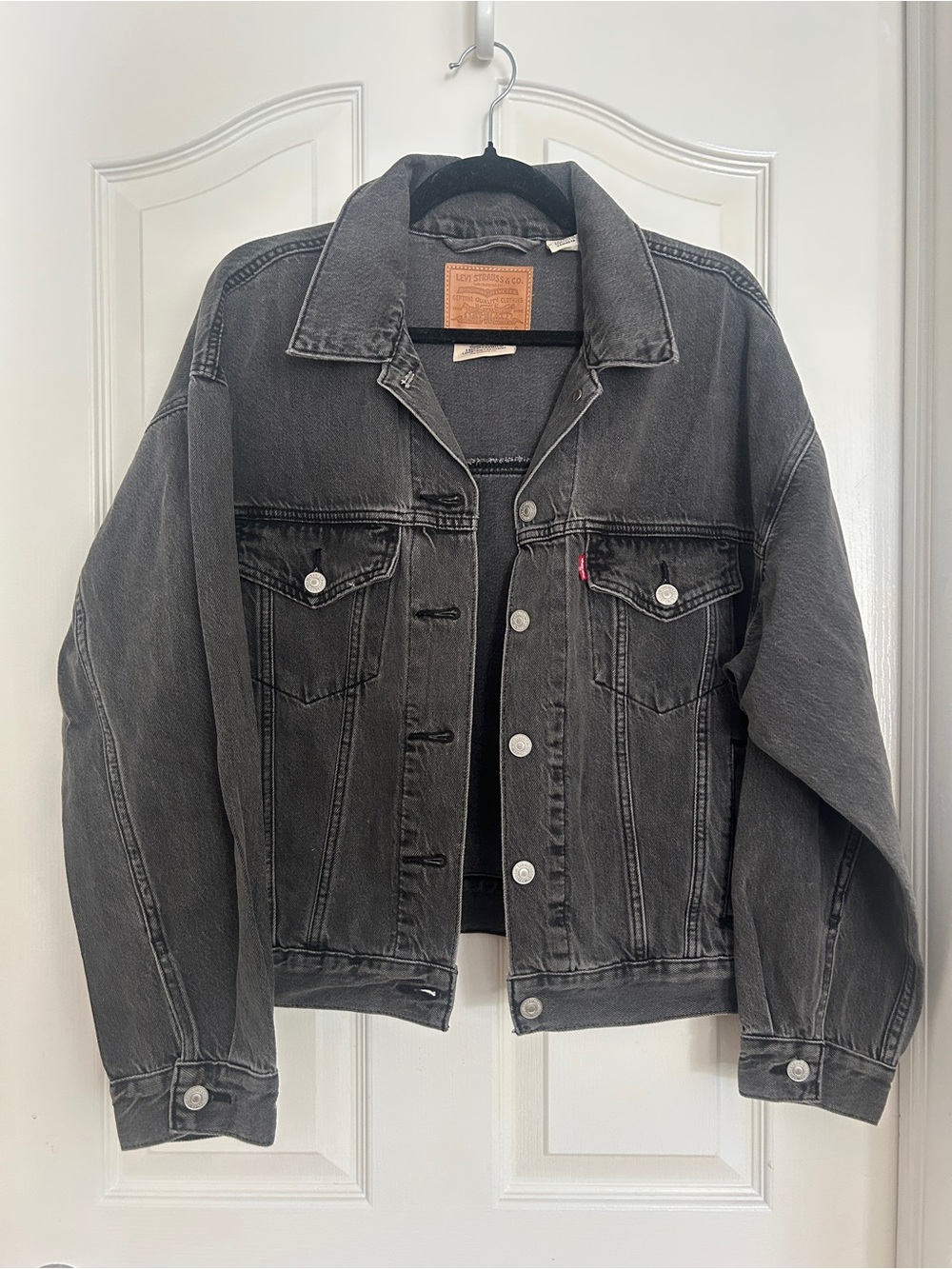 Levi's Black Washed Denim Jacket
